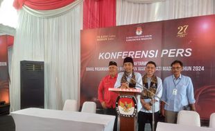 Hanya Diusung 2 Parpol, Paslon Kaji Mbing-Sandhika Daftar Pilbup Madiun ke KPU