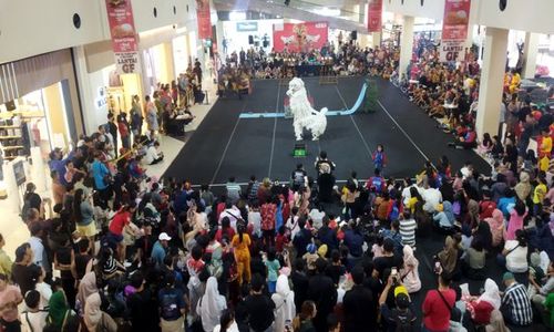 Festival Barongsai dan Liong di Solo Paragon Mall Sedot Animo Ratusan Penonton