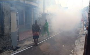 100 Rumah di Pelemgadung Sragen Difogging Gegara 2 Warga Positif DBD