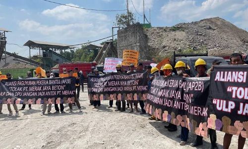 Jadwal Tender Proyek Ditunda, Ratusan Pekerja Konstruksi Bantul Gelar Demo