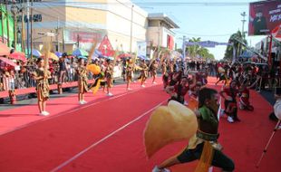 Karnaval Budaya Klaten Meriah, Ada Tari Saman hingga Fragmen Desa Tertua