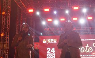 Konser di Wonogiri, Tantri Kotak Ingatkan Warga Nyoblos Pilkada 27 November