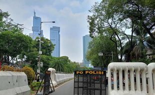 Demo #KawalPutusanMK Lanjut Hari Ini di Kantor KPU RI, Polisi Pasang Barikade