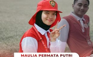 Inilah Maulia Permata Putri, Pembawa Baki Bendera di Upacara HUT ke-79 RI