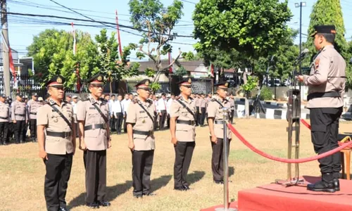 Ada Pejabat Utama hingga Kapolsek, 5 Perwira Polres Boyolali Dimutasi