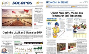 Solopos Hari Ini : Gerindra Usulkan 3 Nama ke DPP