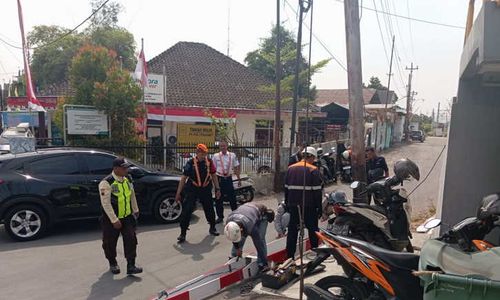 PT KAI Daop 6 Kembali Tutup Perlintasan Sebidang Tak Sesuai Regulasi