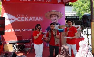 Panadol Klinik Cekatan Gelar Pemeriksaan Kesehatan di Pasar Bunder Sragen