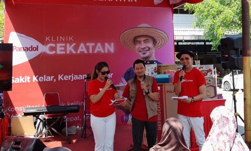 Panadol Klinik Cekatan Gelar Pemeriksaan Kesehatan di Pasar Bunder Sragen