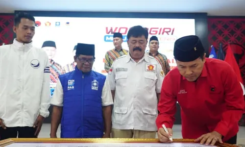 Berubah, Begini Peta Politik Wonogiri setelah Pendaftaran Cabup-Cawabup di KPU