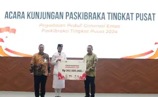 Peduli Generasi Emas, Pegadaian Berikan Apresiasi untuk Paskibraka 2024