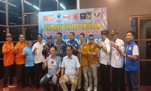 Partai Non-Parlemen Dukung Yoyok-Joko, Pilwalkot Semarang Sajikan Head to Head