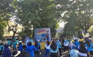 Meriah, PLN UP3 Surakarta Gelar Zumba Morning di CFD Solo