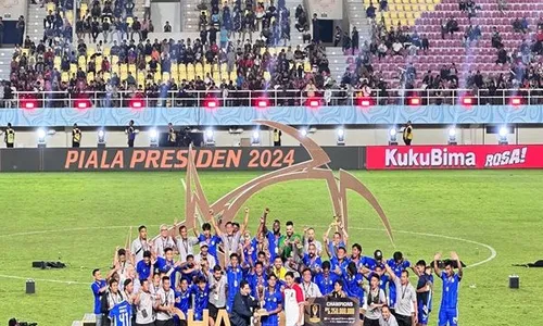 Sambut HUT ke-79 RI, PLN Berikan Listrik Andal di Final Piala Presiden 2024