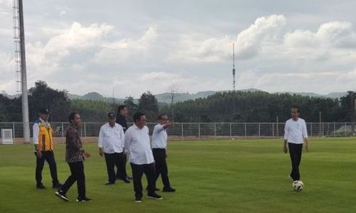 Presiden Minta Timnas Gunakan Lapangan IKN Nusantara September Mendatang