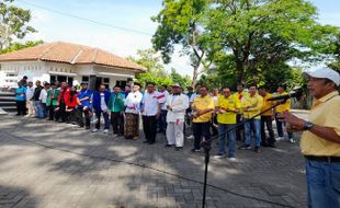 14 Parpol di Sragen Deklarasi Pemenangan Sigit-Suroto di TMP