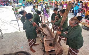 25 Kelompok di Klaten Ramaikan Festival Gejog Lesung, Begini Keseruannya