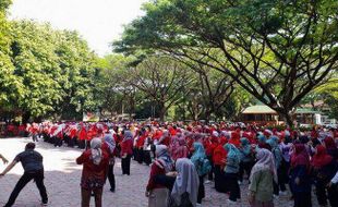 Kader Kesehatan Sragen Ikuti Jambore, Begini Keseruannya