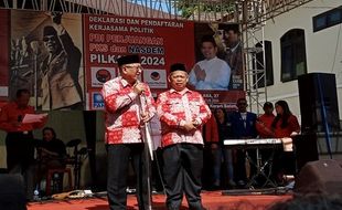 Kantongi Rekomendasi 4 Parpol, Sinoeng-Budi Deklarasi Maju Pilwalkot Salatiga