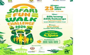 Tawarkan Pengalaman Menarik, Solo Safari Fun Walk Challenge Digelar Minggu