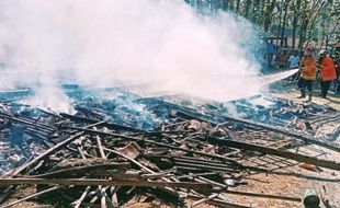 Rumah di Ngawi Ludes Terbakar saat Pemilik ke Ladang