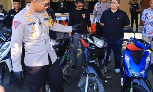 Kebangetan, Pemuda di Ngawi Ajak Keponakan Curi Motor Milik Petani di Sawah