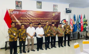 30 Polisi Siap Jadi Pengawal Pribadi Cabup-Cawabup Peserta Pilkada Wonogiri 2024