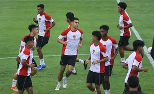 Latihan Resmi Timnas Indonesia U-20 Jelang Kualifikasi Piala Asia U-20 2025