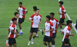 Latihan Resmi Timnas Indonesia U-20 Jelang Kualifikasi Piala Asia U-20 2025