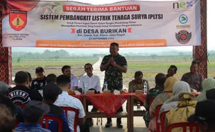 Petani Burikan Klaten Dapat Bantuan Pompa Air Listrik Bertenaga Surya