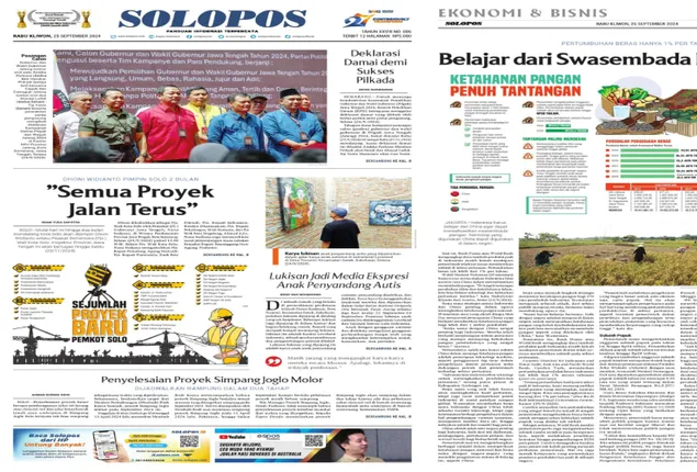 Solopos Hari Ini : "Semua Proyek Jalan Terus"