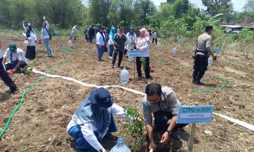 Kurangi Emisi, Sukoharjo Peduli Lingkungan Inisiasi Penanaman Bibit Pohon