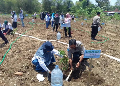 Kurangi Emisi, Sukoharjo Peduli Lingkungan Inisiasi Penanaman Bibit Pohon