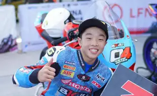 Davino Britani Jadi Pembalap Wildcard Idemitsu Asia Talent Cup