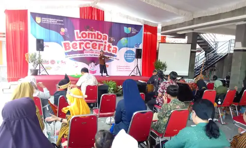 Gelar Aneka Lomba, Dispusip Sukoharjo Ajak Anak Tingkatkan Literasi