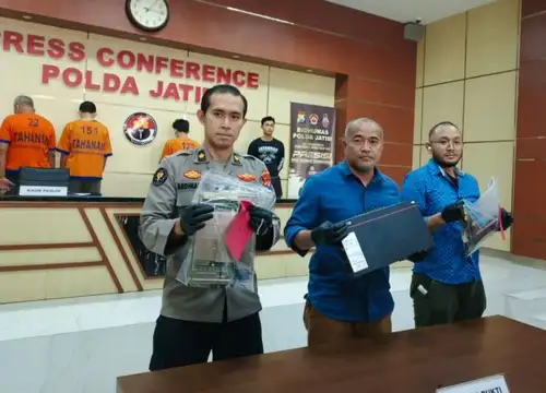 Dua Mahasiswa Terlibat Sindikat Pencurian BTS Tower di Jawa Timur