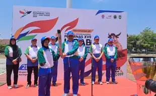 Pawai Obor Peparnas Solo 2024 dari Grobogan Tiba di Boyolali