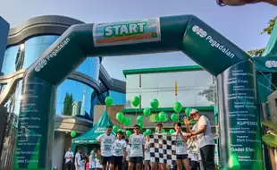 Pegadaian Purwotomo Solo Gelar Gold Run 5K, Olahraga Sambil Investasi Emas