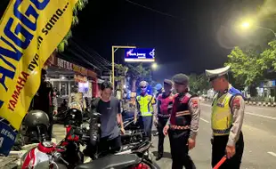 Razia Aksi Balap Liar di Jalan Raya Sukowati Sragen, Polisi Sita Sejumlah Motor