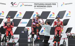 Jorge Martin Juara MotoGP Indonesia 2024 di Sirkuit Mandalika