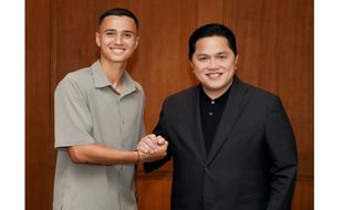 Erick Thohir Salaman dan Makan Malam Bareng Mees Hilgers dan Eliano Reijnders