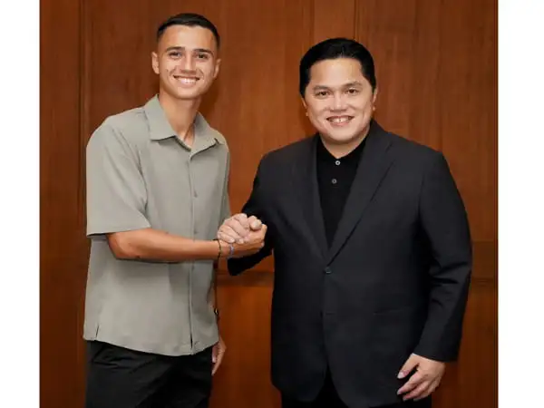 Erick Thohir Salaman dan Makan Malam Bareng Mees Hilgers dan Eliano Reijnders