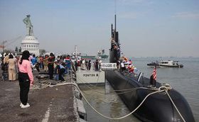 Pameran Alutsista TNI AL di Naval Base Open Day Koarmada II Surabaya