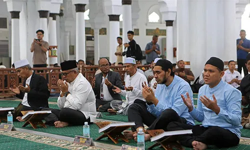 Dua Pasangan Cagub-Cawagub Aceh Jalani Tes Kemampuan Baca Alquran