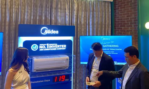 Midea Luncurkan AC Inverter Hemat Listrik dan Perluas Jaringan di Semarang