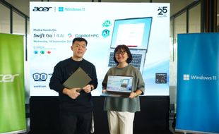 Acer Indonesia Luncurkan Swift Go 14 AI, Copilot+ PC Pertama dengan Prosesor Qualcomm Snapdragon X Plus