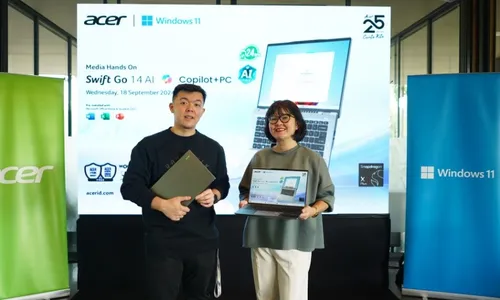 Acer Indonesia Luncurkan Swift Go 14 AI, Copilot+ PC Pertama dengan Prosesor Qualcomm Snapdragon X Plus