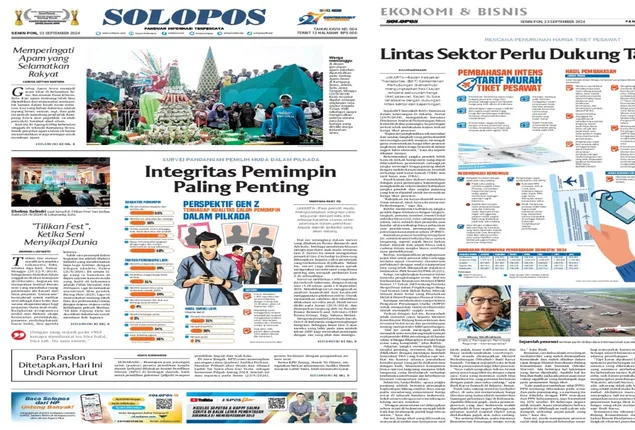 Solopos Hari Ini : Integritas Pemimpin Paling Penting