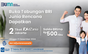 Buka Tabungan BRI Junio Rencana untuk Anak Bisa Dapat Hadiah Menarik dari BRI