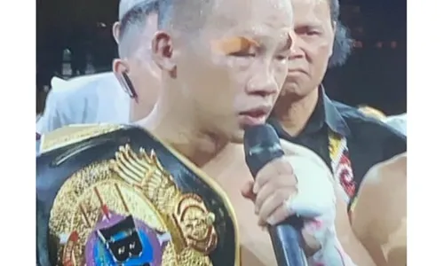 Daud Yordan Sukses Pertahankan Gelar Juara Dunia IBA usai KO Hernan Carrizo